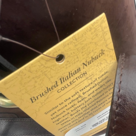 Patricia Nash Melrose Drawstring with Floret Key Fob Chocolate Nubuck - Picture 3 of 8